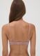 Pink padded bra in stretch fabric_3