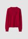 Red pure wool crew-neck jumper_2