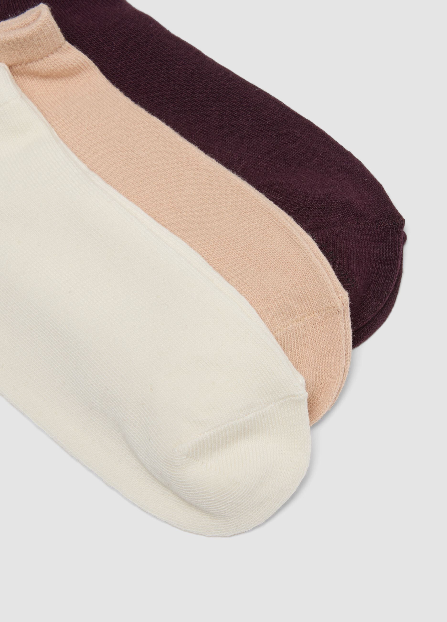 Seven-pack of multicolour stretch organic cotton socks with glitter