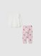 Multicolour pure cotton pyjamas for newborn with Stitch print_1