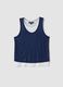 Blue viscose-blend regular-fit tank top_4