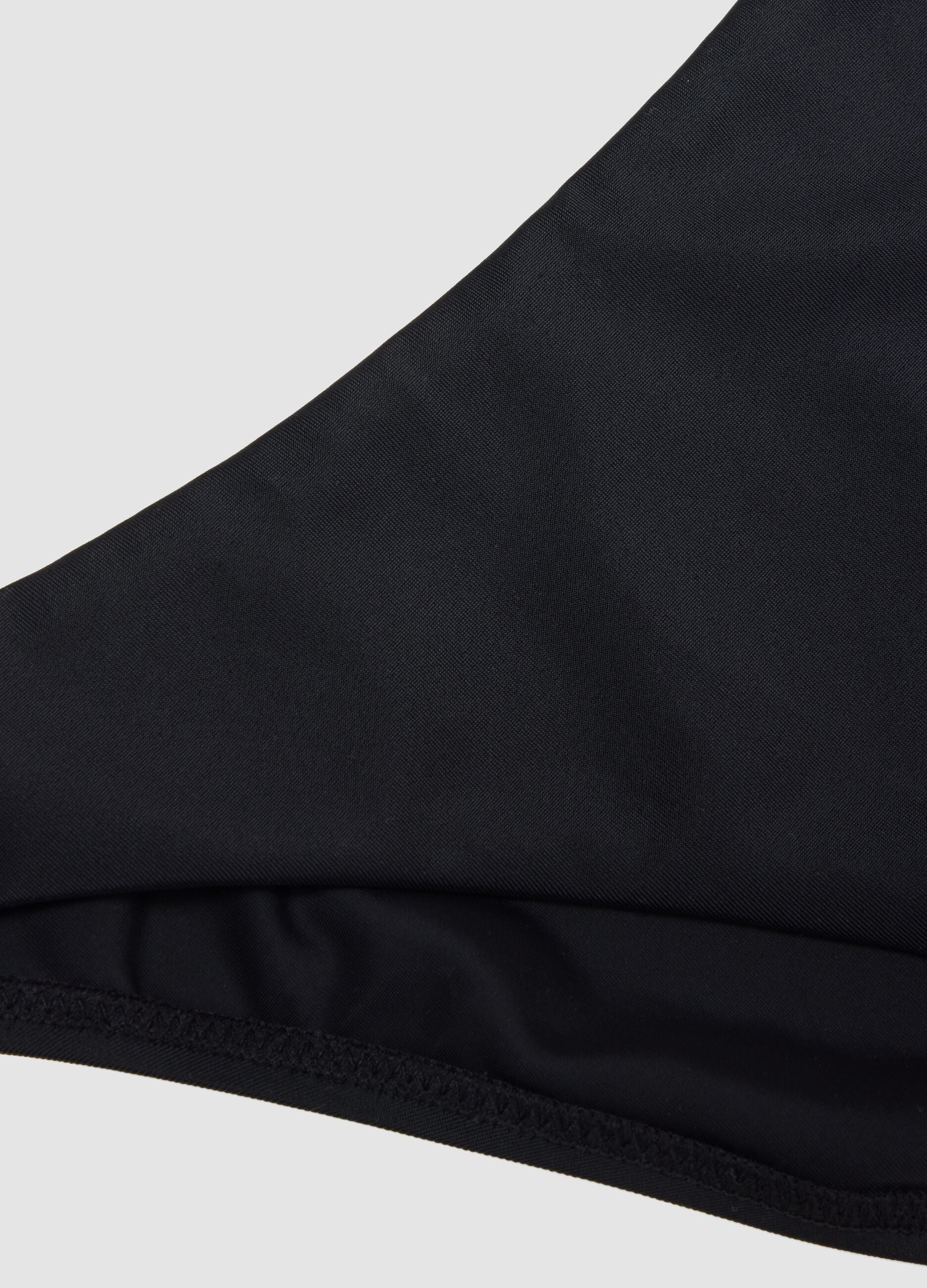 Black stretchy bikini bottoms