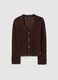 Brown Cardigan in Pure Cotton_4