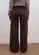 Brown wide-leg jeans in stretch cotton twill_3