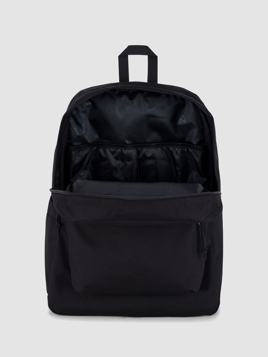 Black backpack with front pocket_2