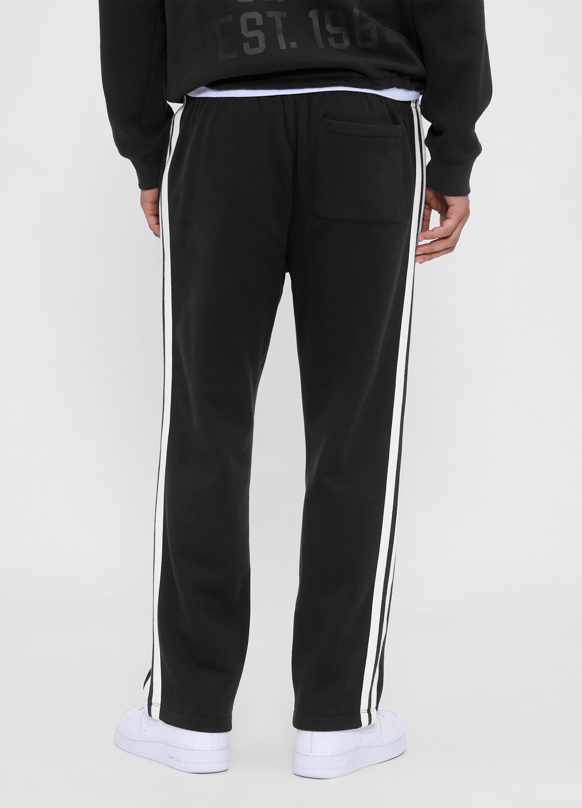 Black jogger trousers