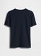 Blue pure cotton kids' T-shirt regular fit with logo_1