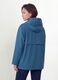 Blue hooded rain jacket with zip, regular fit_3