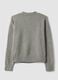Maglia grigia in viscosa elasticizzata girocollo jacquard_6