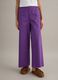 Multicoloured regular fit stretch cotton trousers with print_1