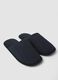 Padded blue slippers for home_2