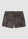 Brown swim shorts with all-over print_5