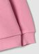 Pink hooded sweatshirt in pure organic cotton with star, regular fit, for baby girl_3