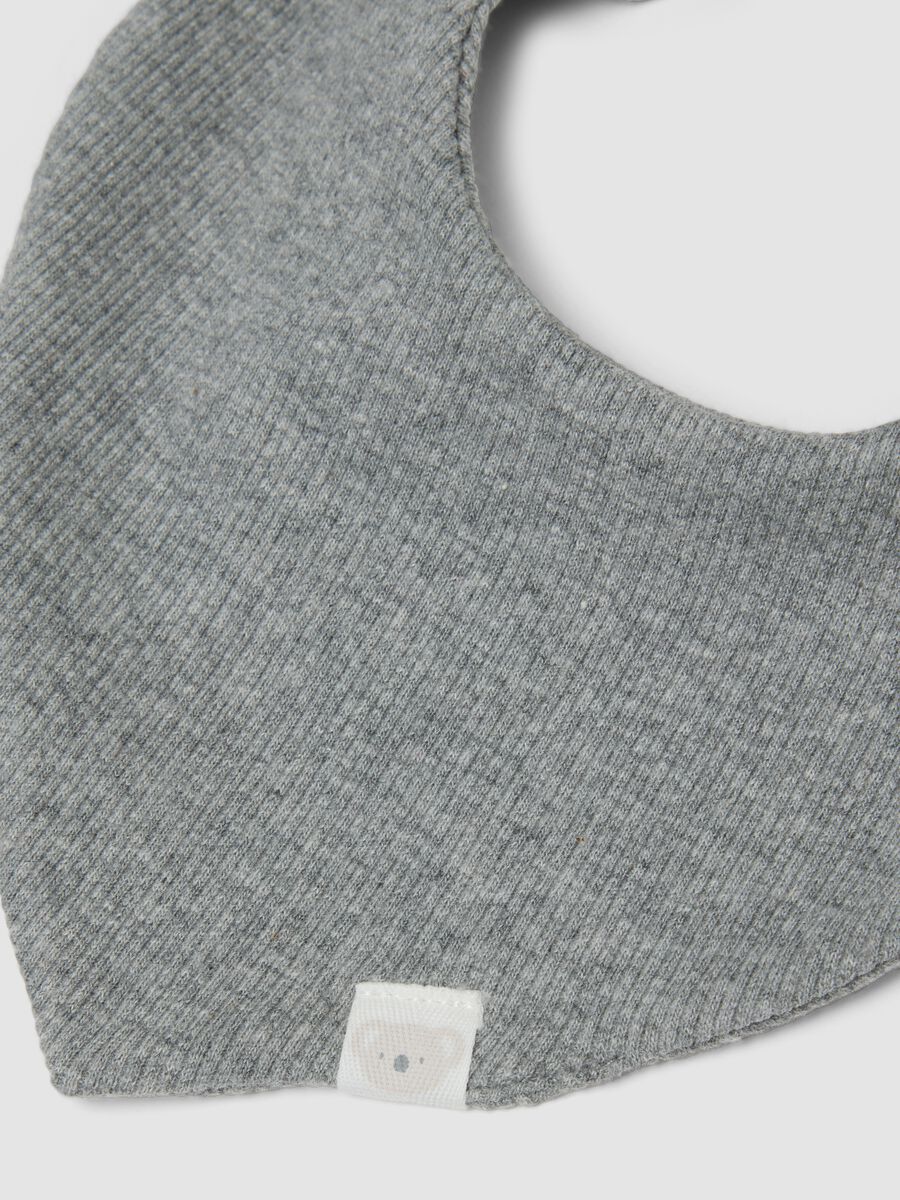2-Pack multicolour organic stretch cotton baby bibs_1
