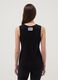 Black pure cotton tank top regular fit with Everlast logo_3