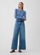 Pure cotton wide-leg jeans_0