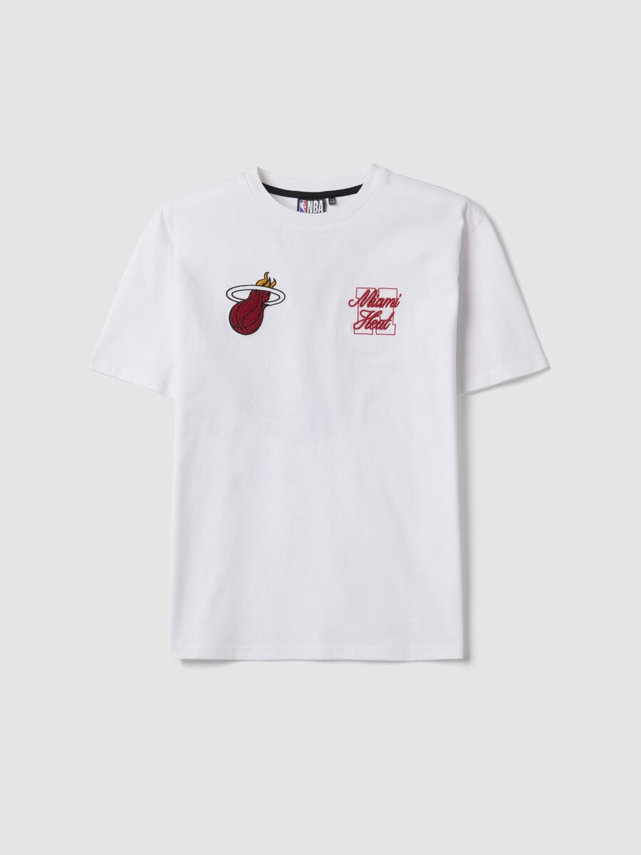 T-shirt bianca a maniche corte in puro cotone Over fit_3