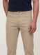 Beige regular-fit stretch cotton twill trousers_2
