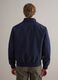 Regular fit blue jacket with zip_3