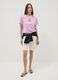 Regular fit pink pure cotton T-shirt with Patrick Star print_1
