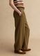 Green viscose blend trousers_3