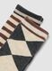 3-pack of beige long socks in stretch organic cotton_2