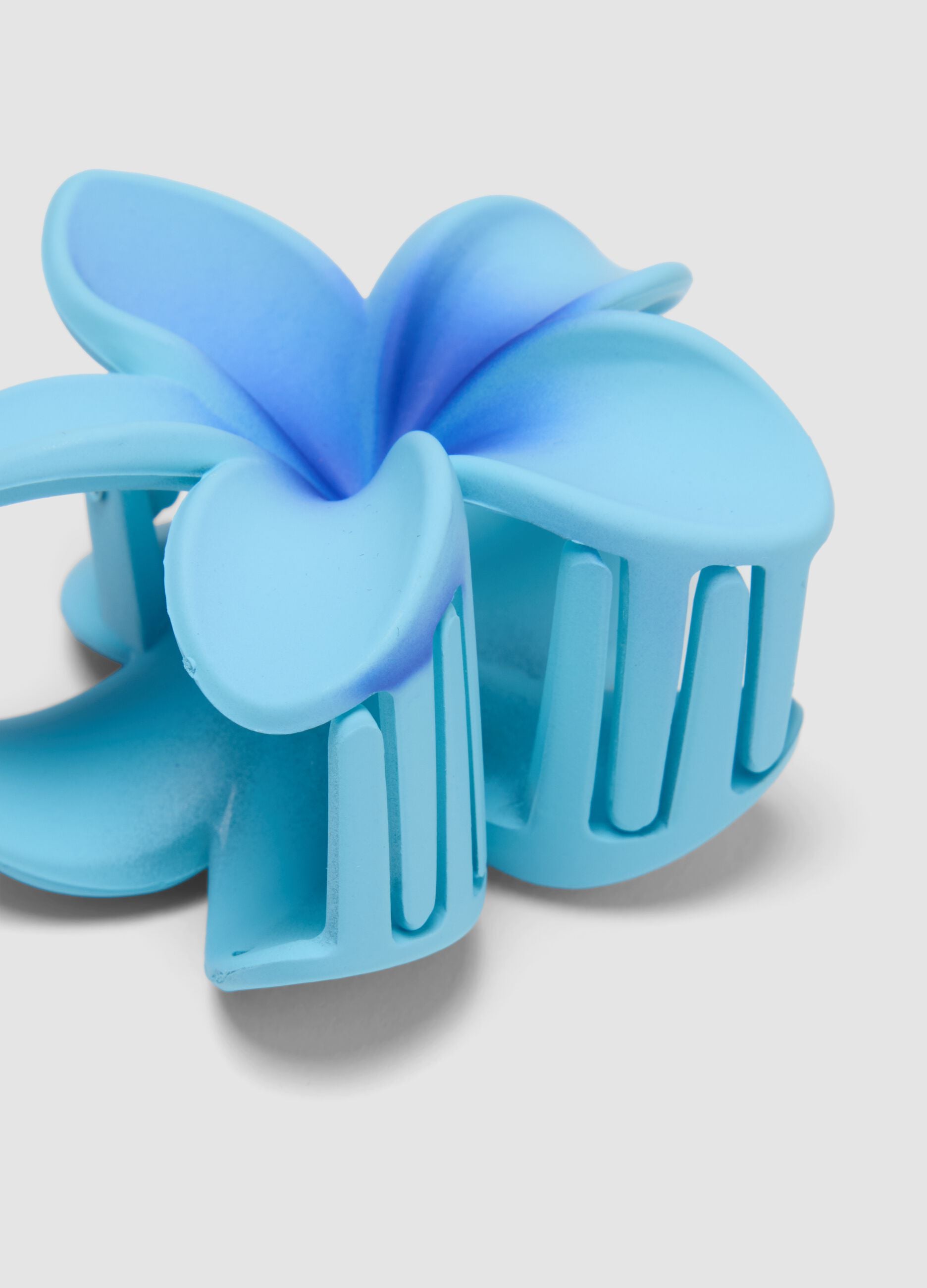 Blue Flower-Shaped Hair Clip for Girls