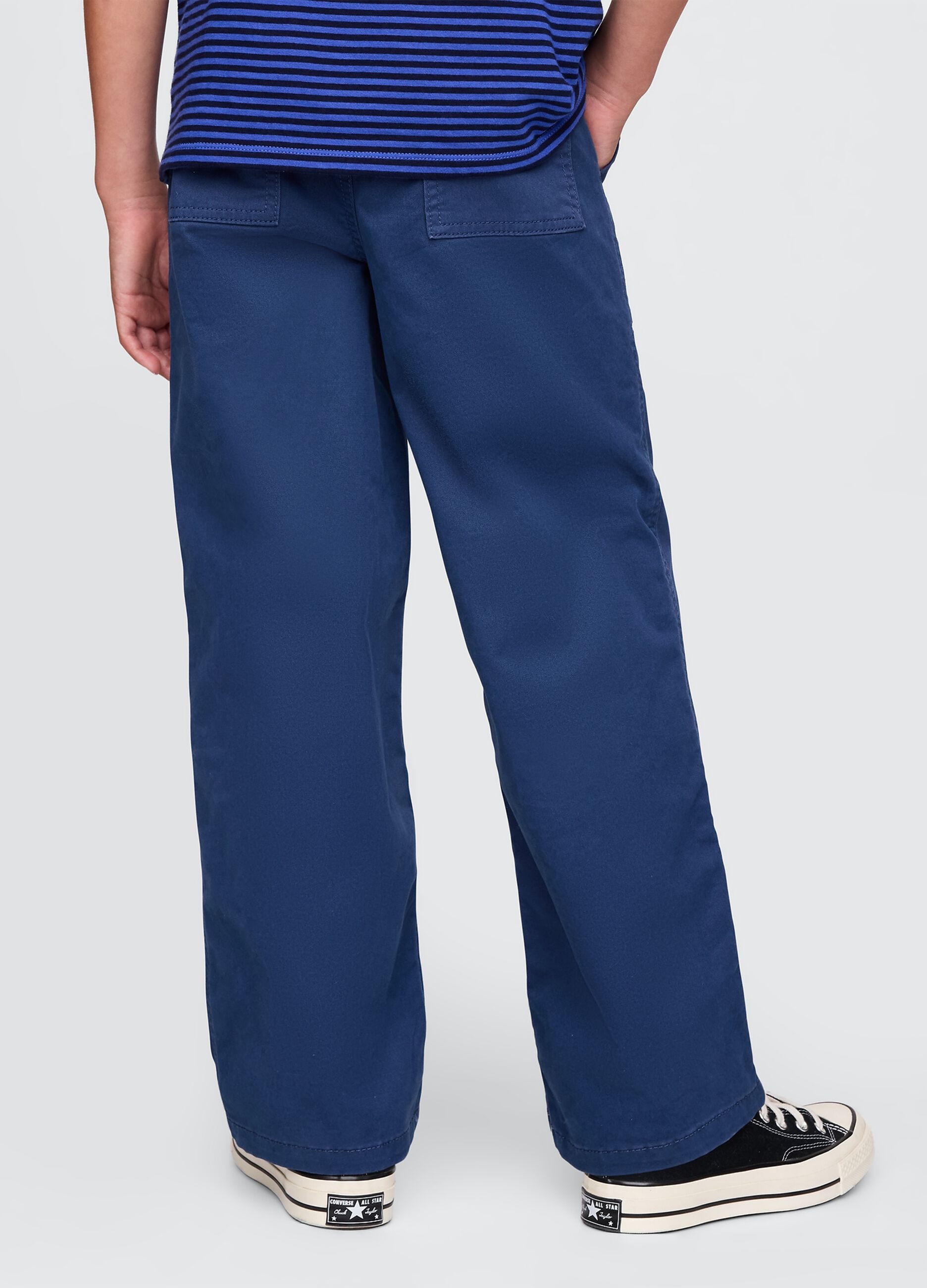 Children's blue long trousers