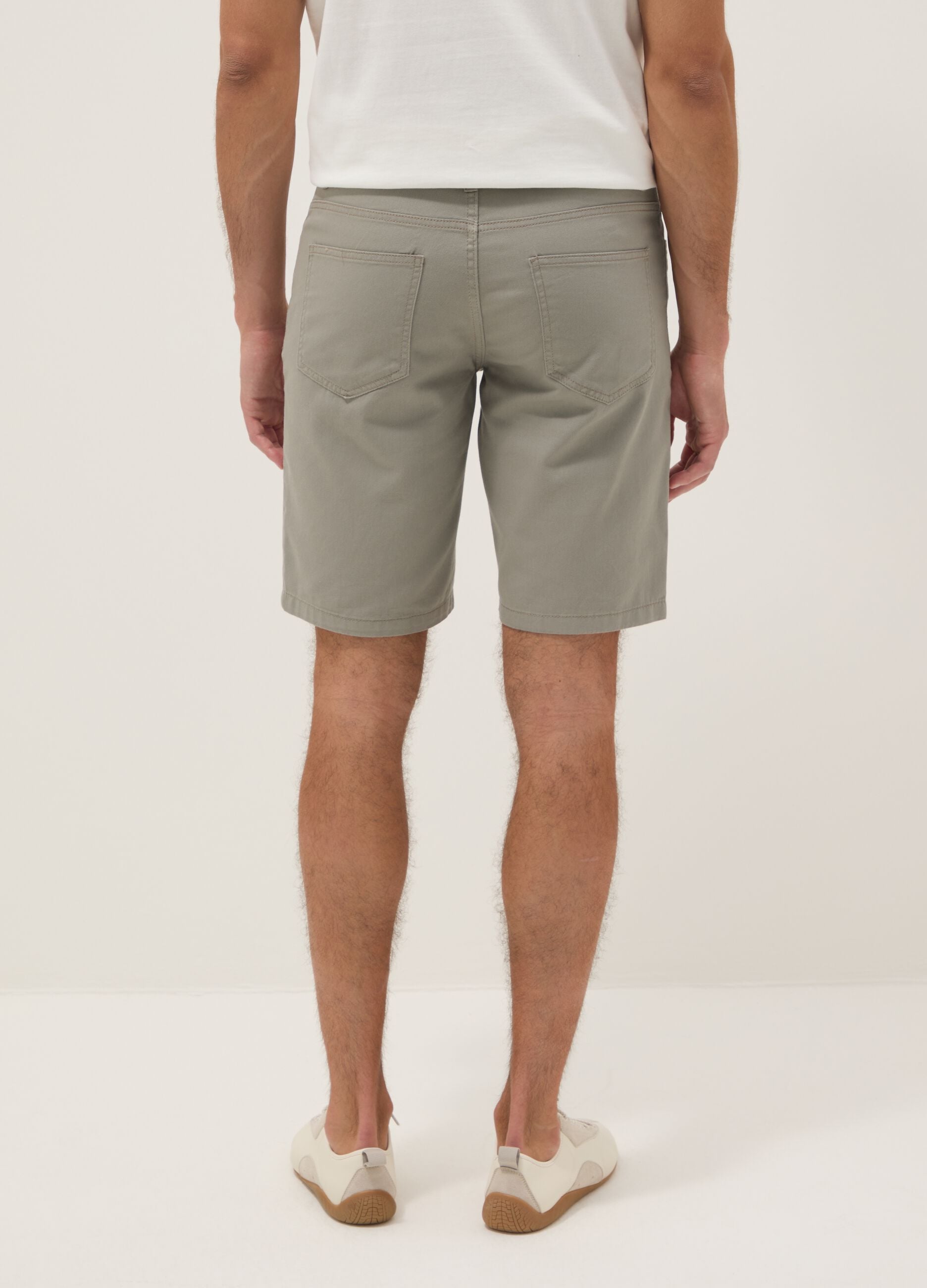 Grey pure cotton shorts