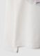 White pure organic cotton T-shirt with heart and wings print for girls_3