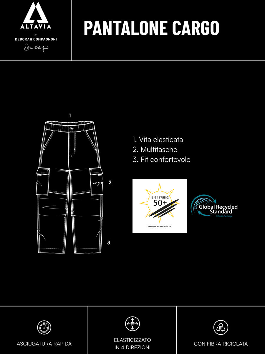 Pantalone cargo ALTAVIA WITH DEBORAH COMPAGNONI_8