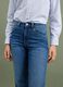 Blue wide-leg stretch cotton jeans_3