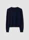Blue pure wool polo-collar jumper_2