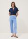 Blue pure viscose regular-fit shirt_1