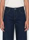 Blue denim wide-leg jeans in pure cotton_3