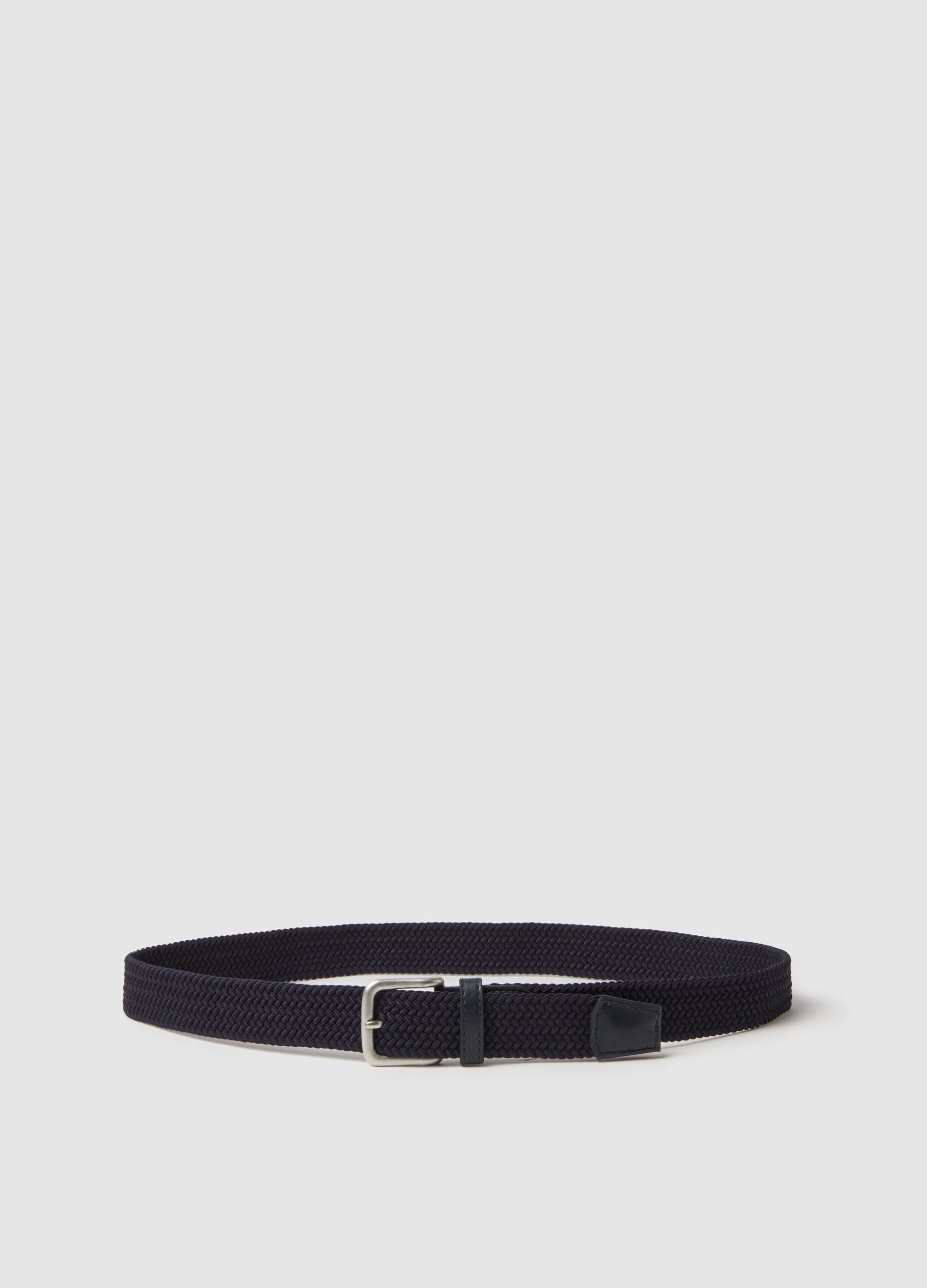 Blue Braided Belt