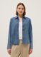 Blue Denim Long Sleeve Shirt in Pure Cotton Regular Fit_2