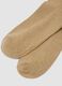 2-pack of beige stretch organic cotton socks with scalloped cuff_2
