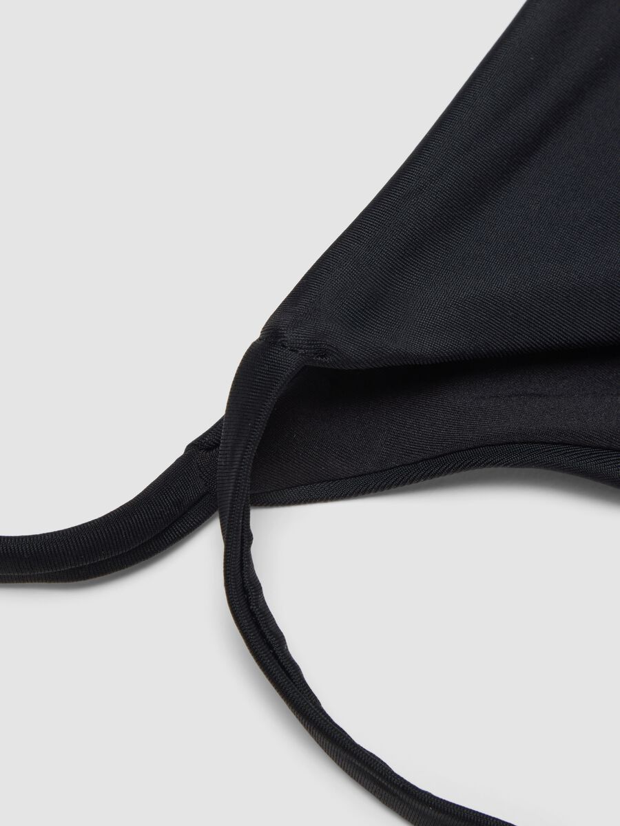 Slip da mare in tessuto elasticizzato nero_5