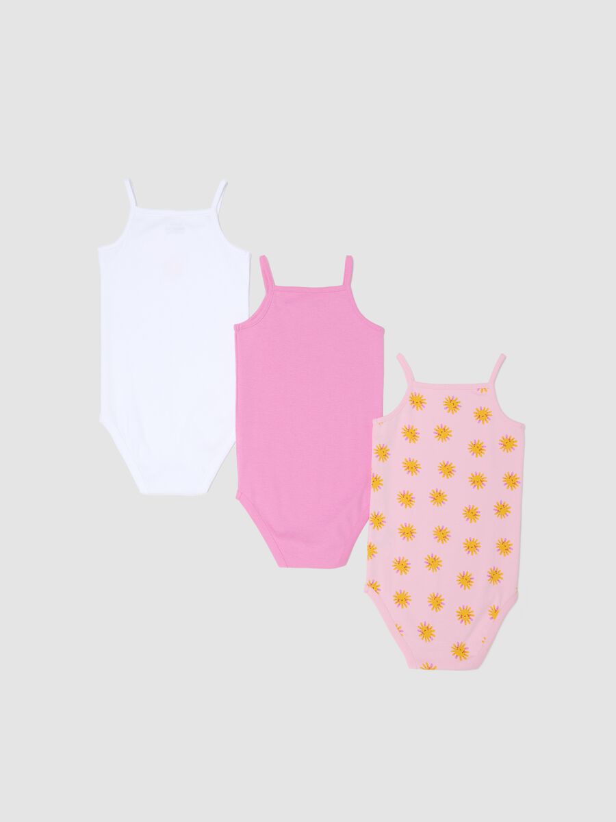 Tripack di body rosa in puro cotone_1