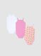3-pack of pink pure cotton bodysuits_1