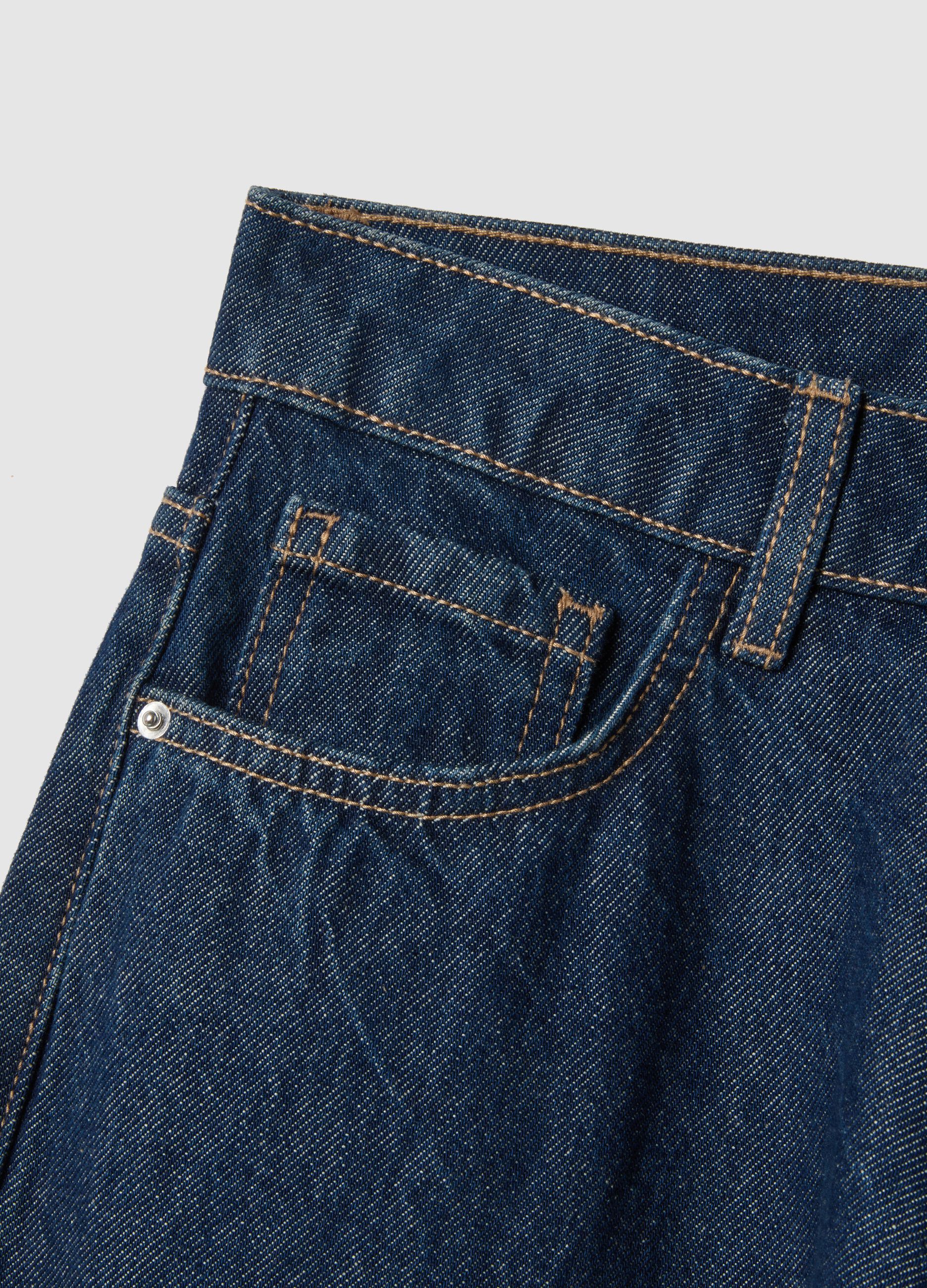 Pure Cotton Blue Boyfriend Fit Jeans