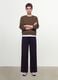 Green cotton-blend regular-fit crew-neck sweatshirt_3