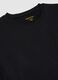 Black crew neck t-shirt in cotton blend regular fit_5
