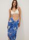 Blue pure cotton pareo_0