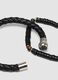 Pack of black woven and beaded bracelets_2