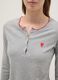 Grey cotton blend pyjamas regular fit_3