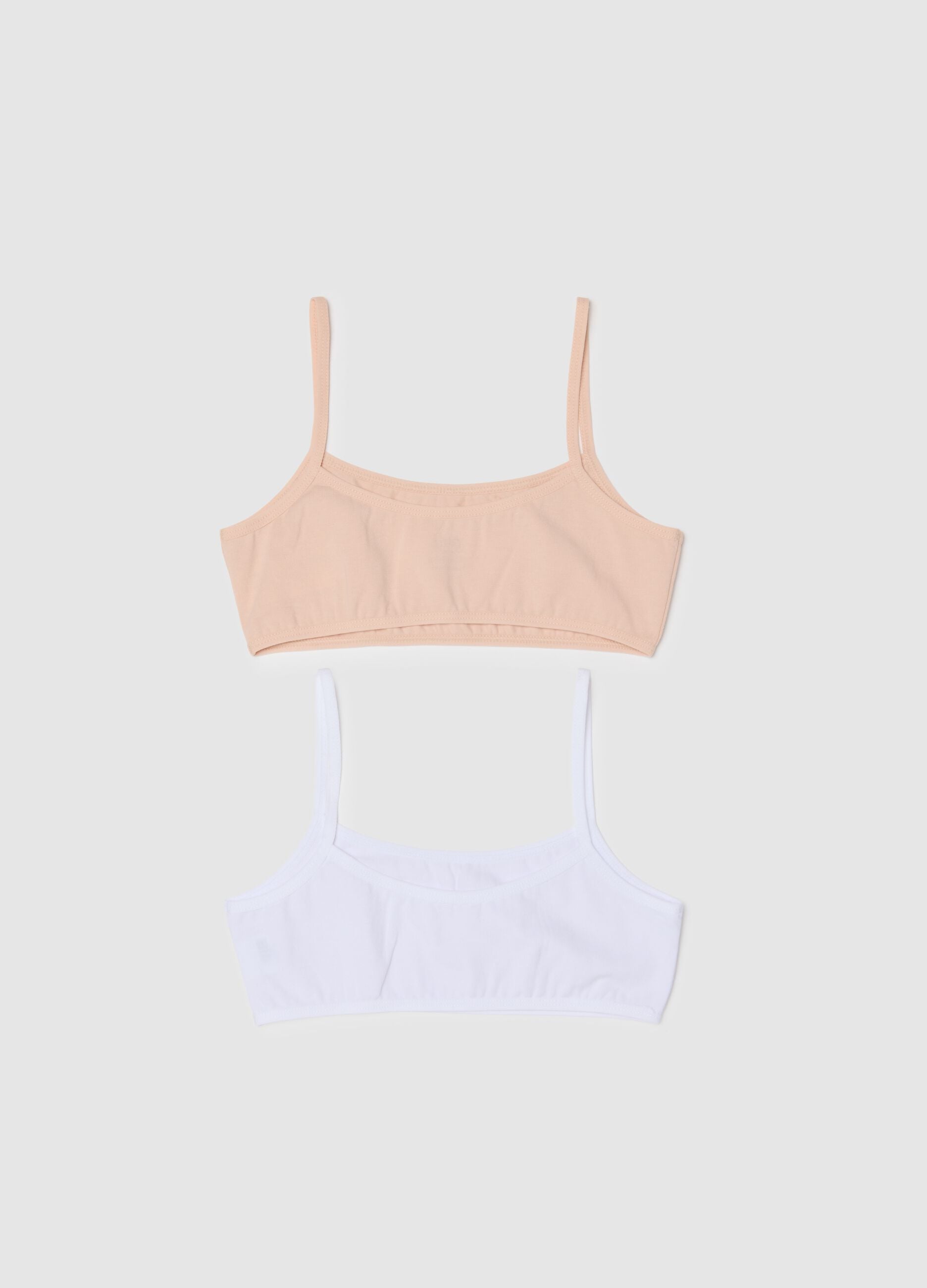 Girls' Multicolor Comfortable Cotton Bra Pack with Stretch