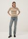 Beige pure cotton long sleeve shirt regular fit_1