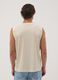 Beige pure cotton vest_3